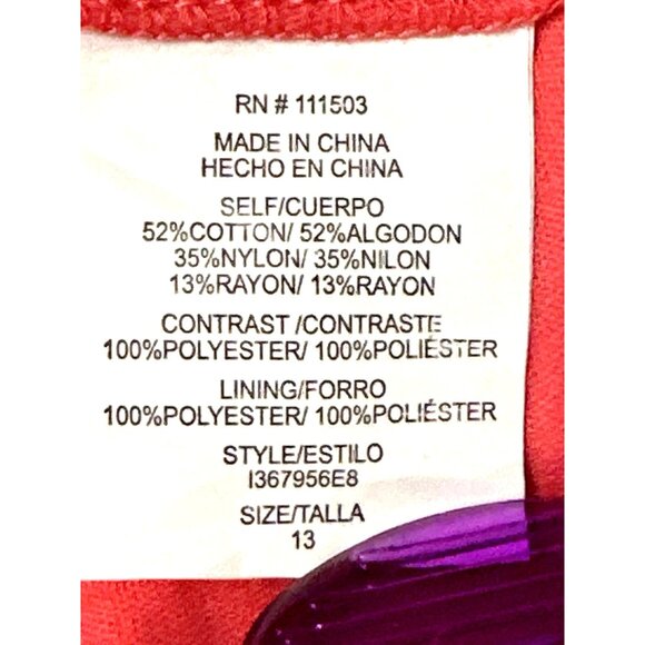 As U Wish NWT 13 Flirty Tiered Coral Lace Dress Open Back Detail Fit Flare Style - Picture 12 of 15